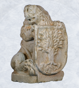 León con escudo izda w